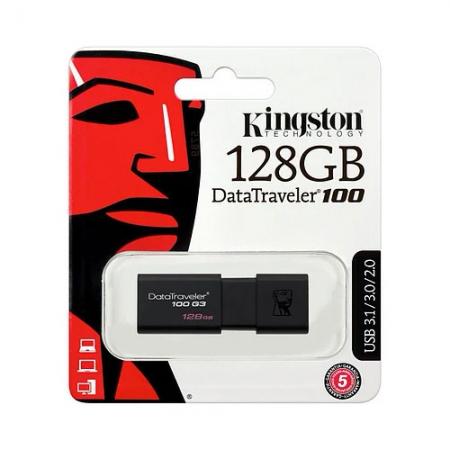 Флешка 128GB USB 3.0 DT100G3/128GB Kingston