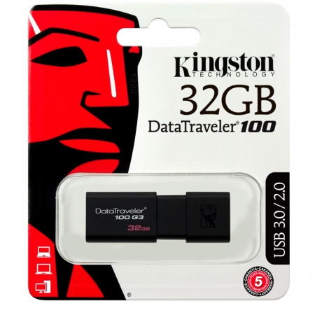 Флешка 32GB USB 3.0 DT100G3/32GB Kingston