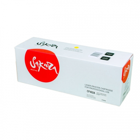 Картридж HP CF402A (№201A) Yellow Sakura